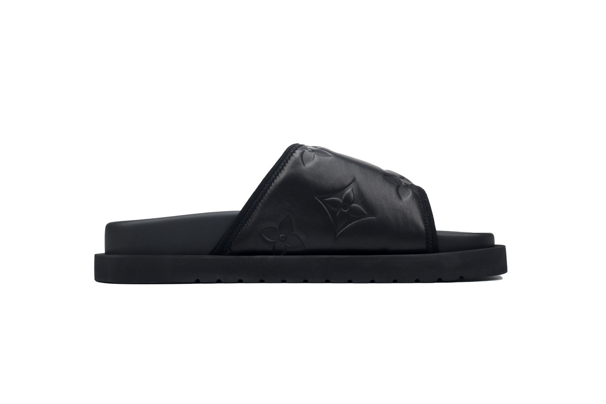 EM Sneakers Louis Vuitton Miami Mules Black Print