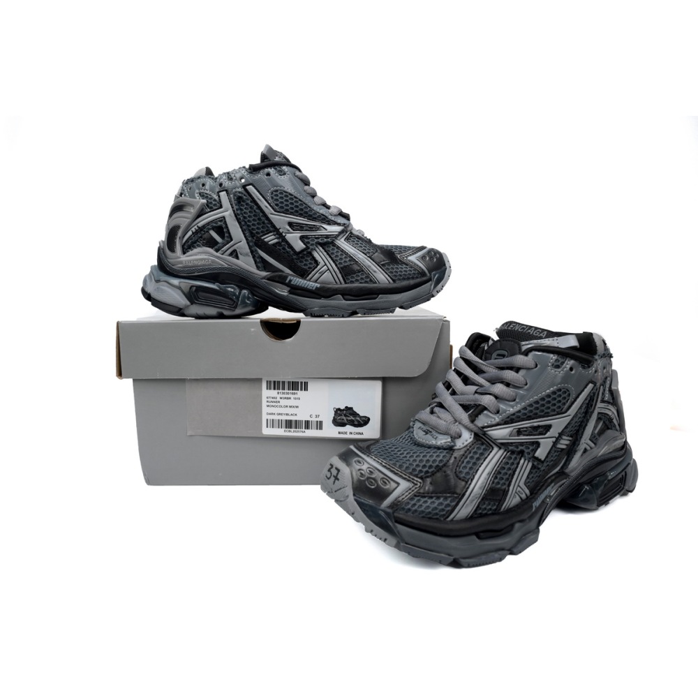 EM Sneakers Balenciaga Runner Dark Grey Black