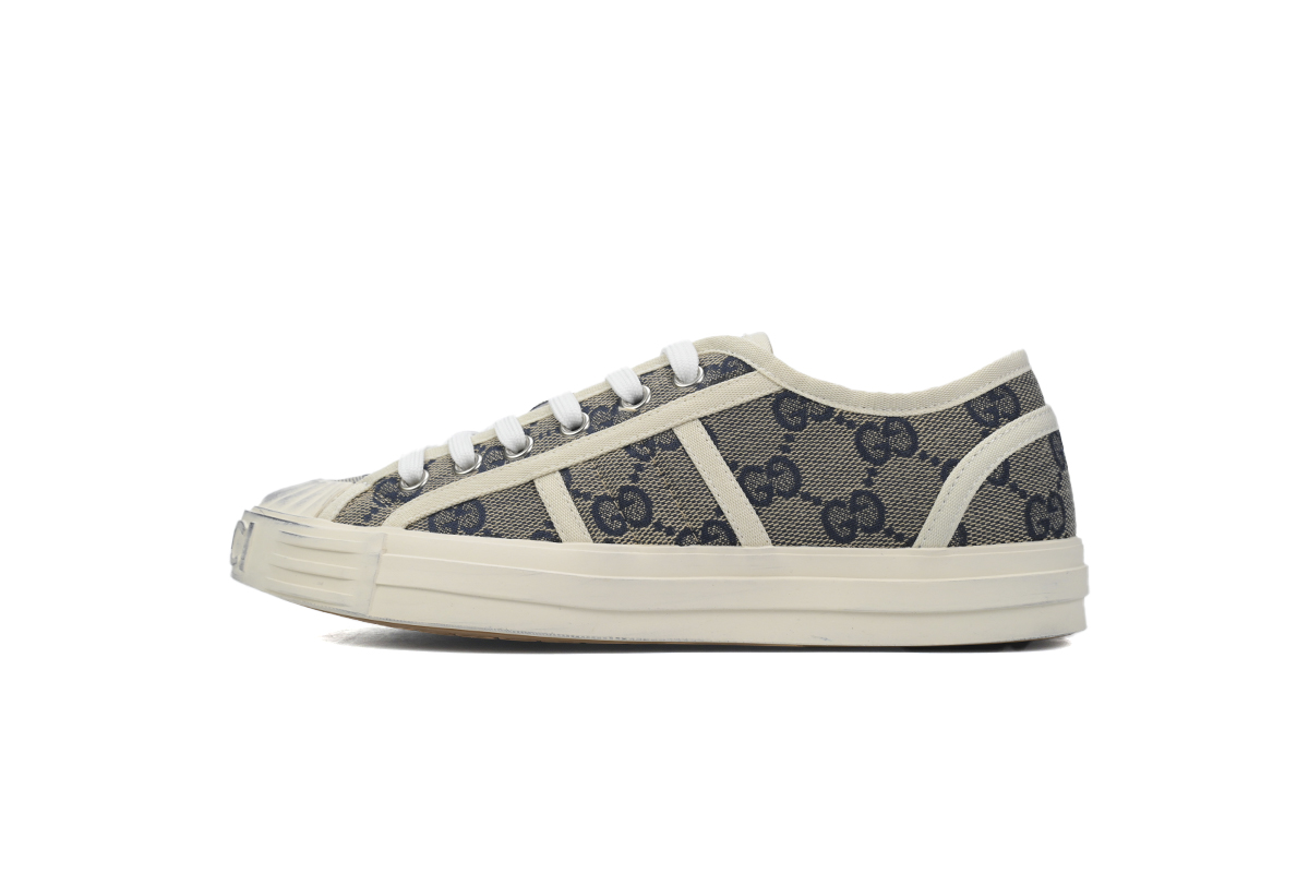 EM Sneakers Gucci canvas shoes shell gray