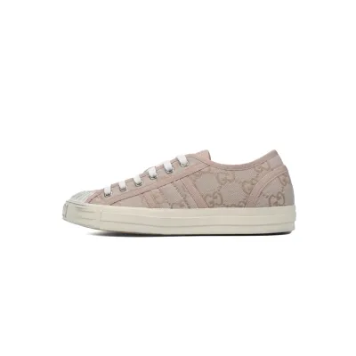 EM Sneakers Gucci canvas shoes shell pink 01
