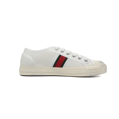 EM Sneakers Gucci canvas shoes shell white 02