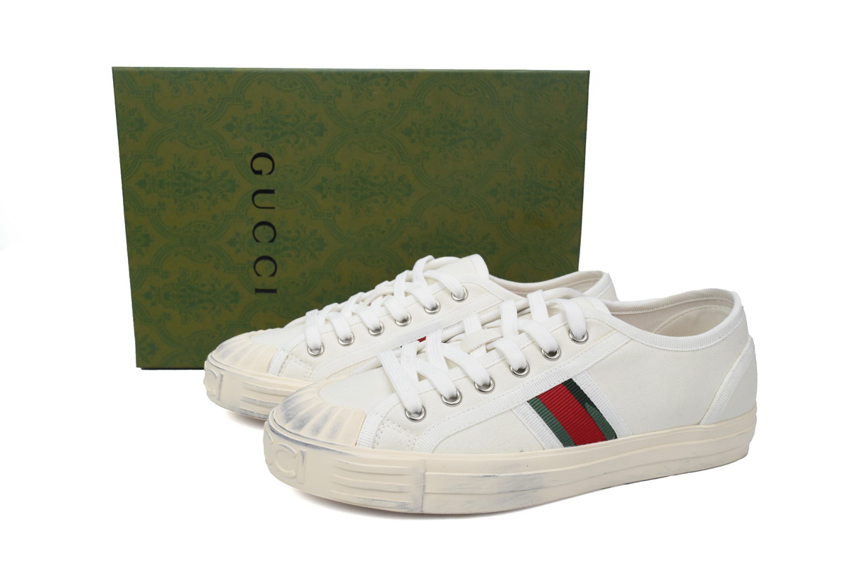 EM Sneakers Gucci canvas shoes shell white