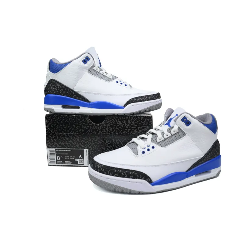 EM Sneakers Air Jordan 3 Retro Racing Blue
