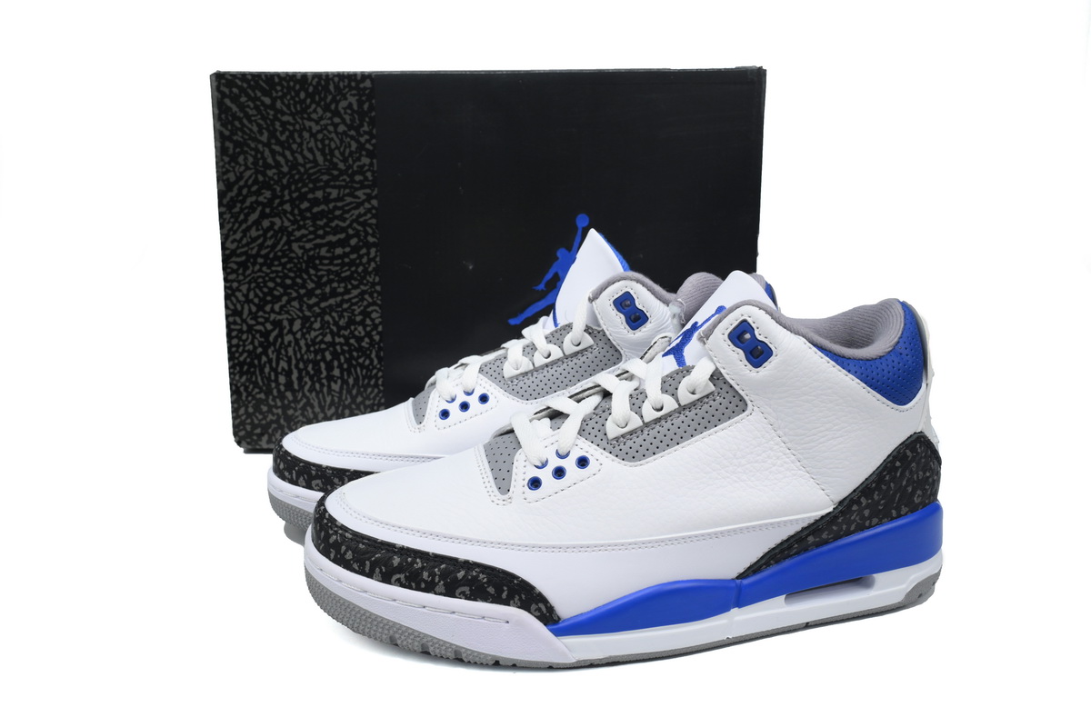 EM Sneakers Air Jordan 3 Retro Racing Blue