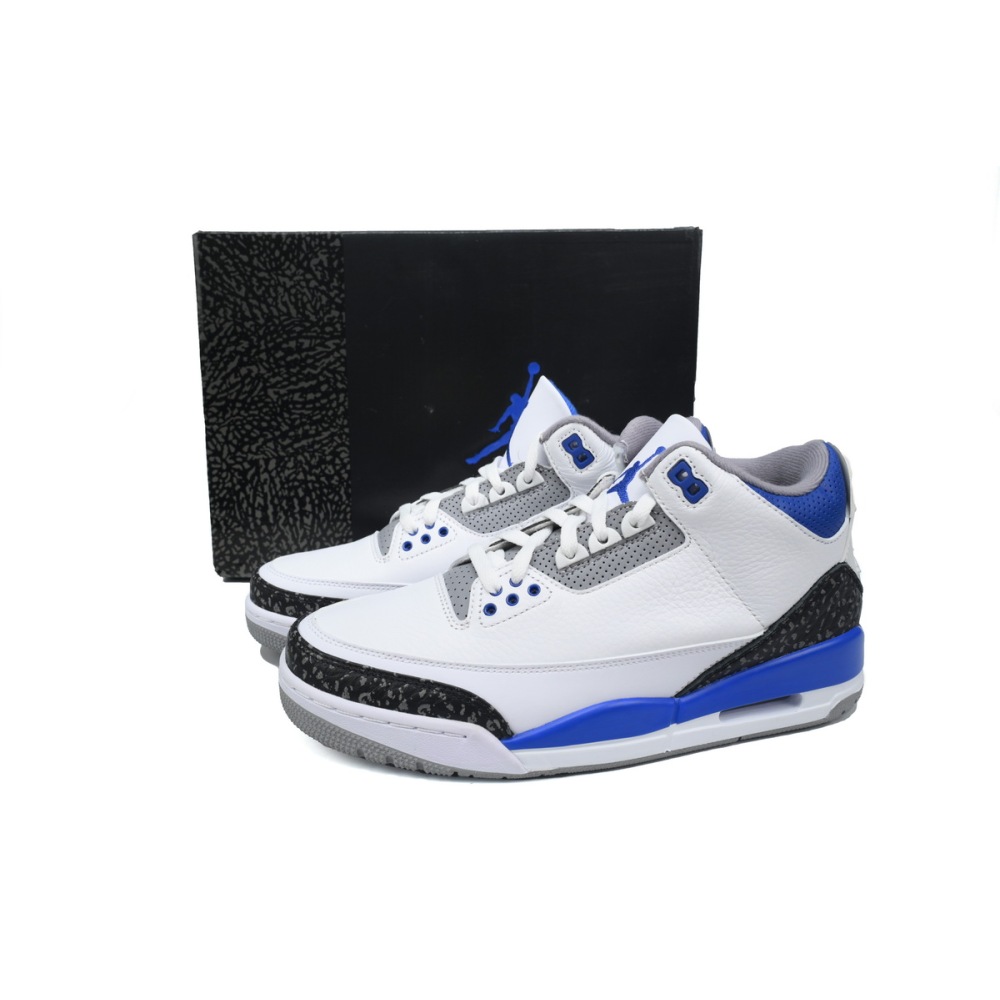 EM Sneakers Air Jordan 3 Retro Racing Blue