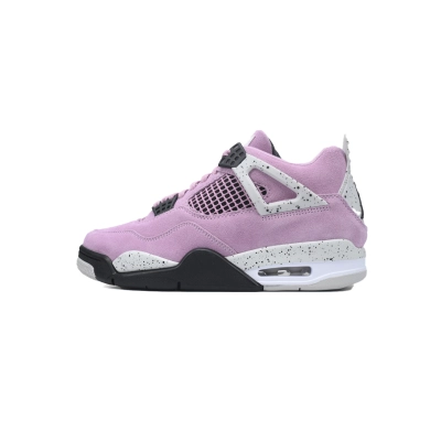 「💡$99 Special 」 Air Jordan 4 Retro 'Orchid' Pink and Black 01