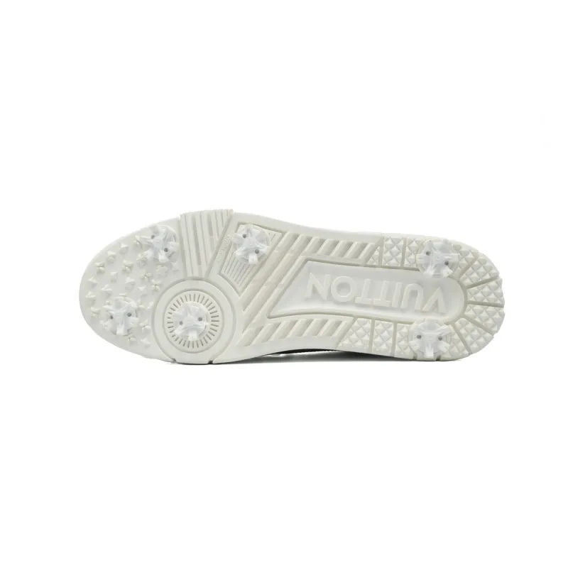 EM Sneakers Louis Vuitton Trainer Green Checkerboard