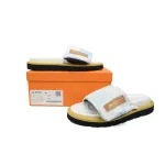 EM Sneakers Louis Vuitton Velcro Flip Flops White Plaid