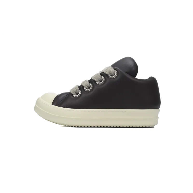 EM Sneakers Rick Owens Jumbo Lace Padded Low Black Milk