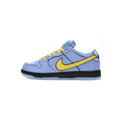 EM Sneakers Nike SB Dunk Low × The Powerpuff Girls Bubbles 01