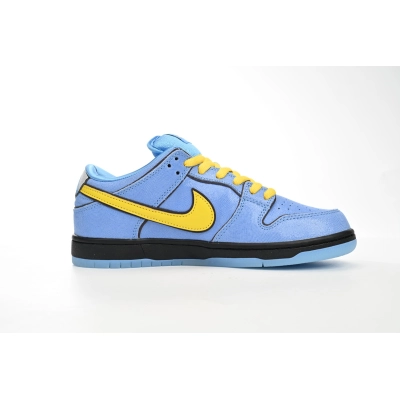 EM Sneakers Nike SB Dunk Low × The Powerpuff Girls Bubbles 02