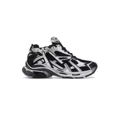EM Sneakers Balenciaga Runner Black White 02