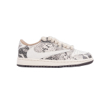 EM Sneakers  Jordan 1 Low snake pattern