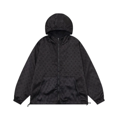 EM Sneakers Louis Vuitton Reversible Monogram Windbreaker Dark Grey 01