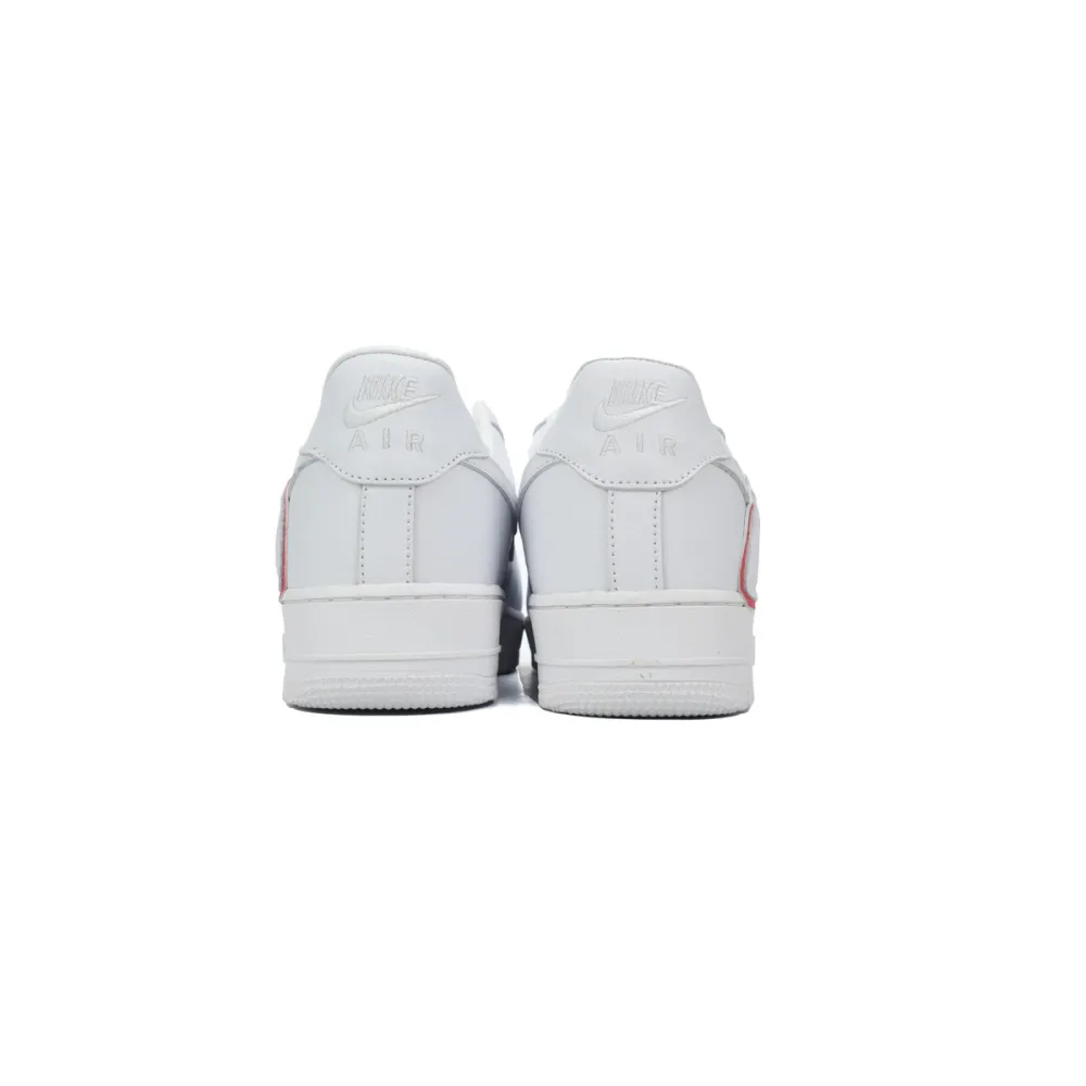 EM Sneakers Nike Air Force 1 Low Premium White Red