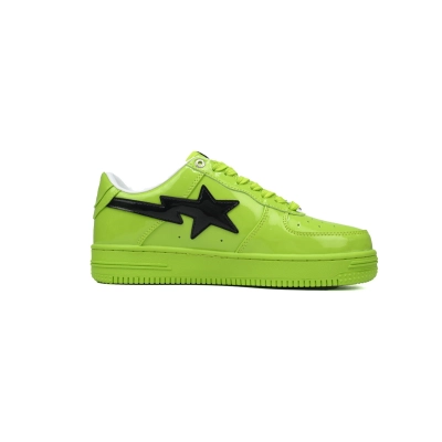 EM Sneakers A Bathing Ape Bape Sta #2 Yellow Patent 02