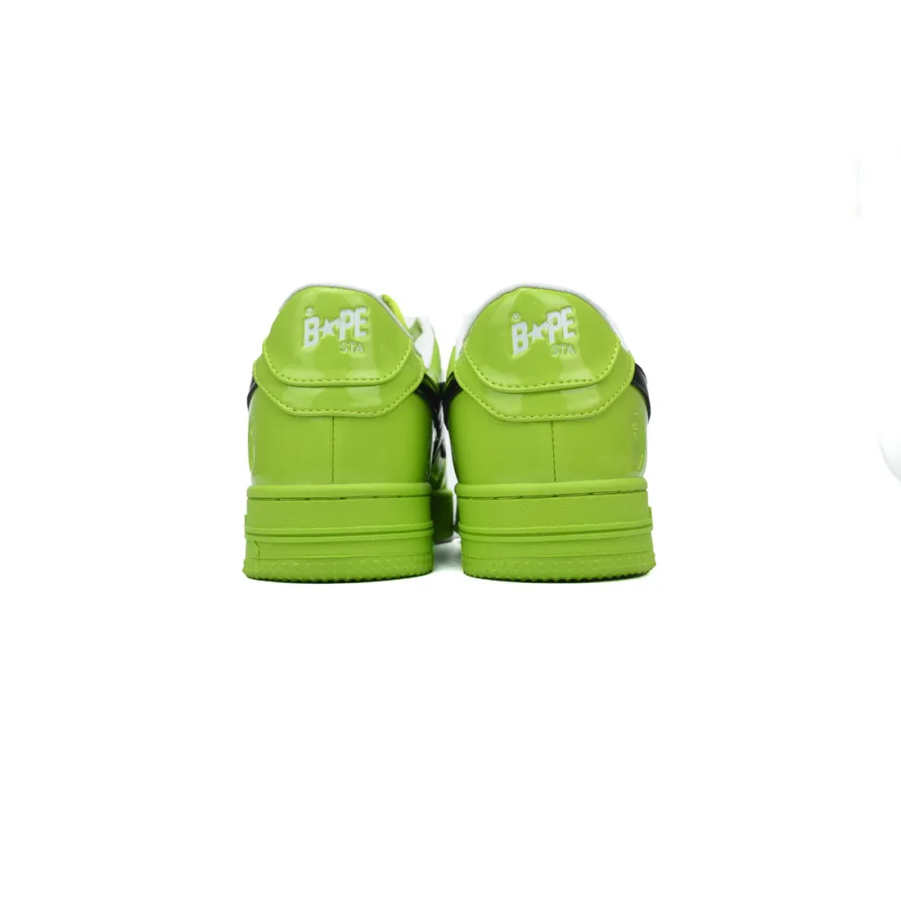 EM Sneakers A Bathing Ape Bape Sta #2 Yellow Patent