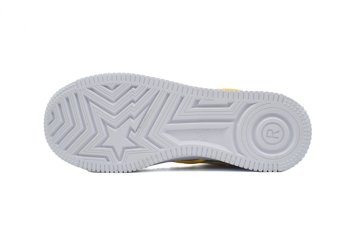 EM Sneakers A Bathing Ape Bape Sta Low M2 20th Anniversary Patent Green Shark