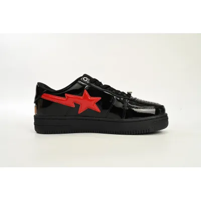 EM Sneakers A Bathing Ape Bape Sta Low Shark Black 02