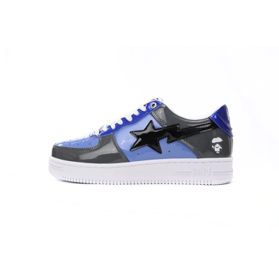 EM Sneakers  A Bathing Ape Bape Sta Low Color Camo Combo Blue 01