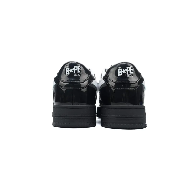 EM Sneakers A Bathing Ape Bape Sta #2 Black Patent