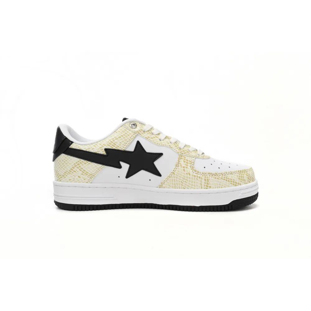 EM Sneakers A Bathing Ape Bape Sta Low Color Block Shark Black