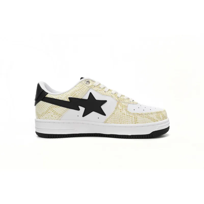 EM Sneakers A Bathing Ape Bape Sta Low Color Block Shark Black