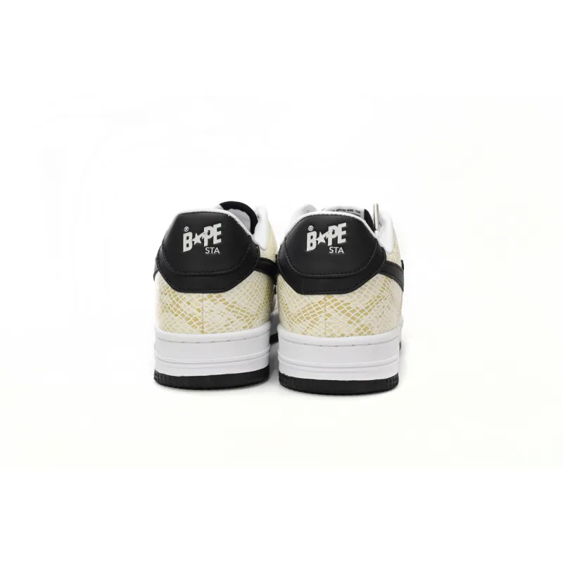 EM Sneakers A Bathing Ape Bape Sta Low Color Block Shark Black