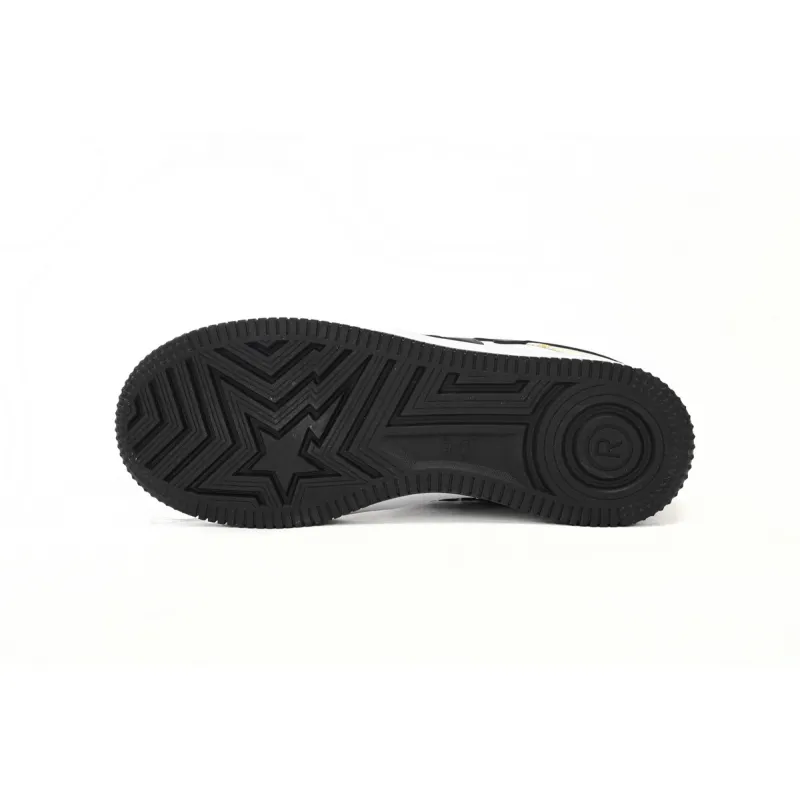 EM Sneakers A Bathing Ape Bape Sta Low Color Block Shark Black