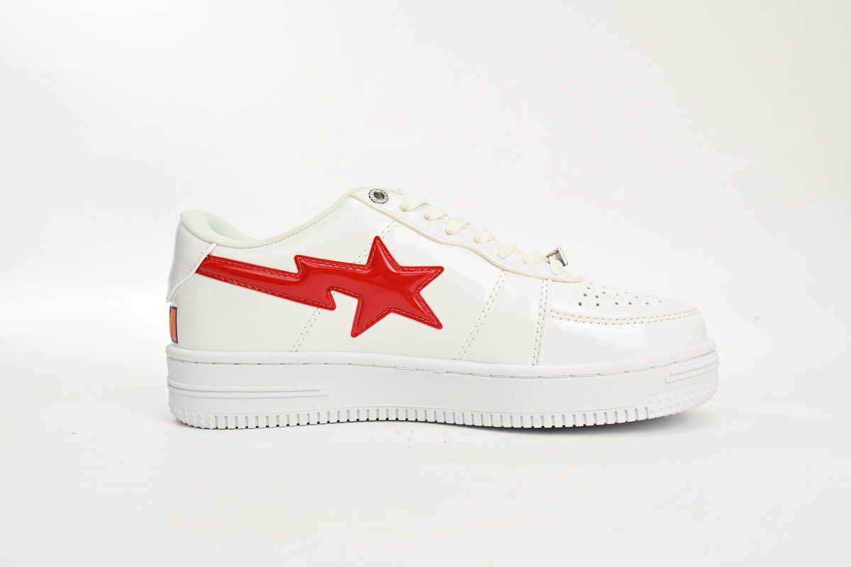 EM Sneakers A Bathing Ape Bape Sta Low Shark White