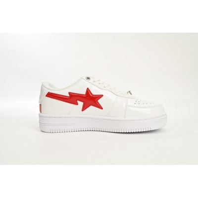 EM Sneakers A Bathing Ape Bape Sta Low Shark White 02