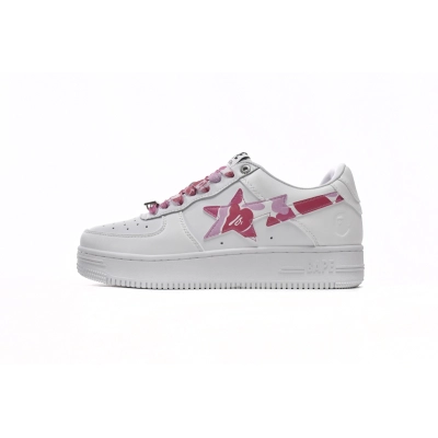 EM Sneakers A Bathing Ape Bape Sta Low White ABC Camo Pink (2021) 01