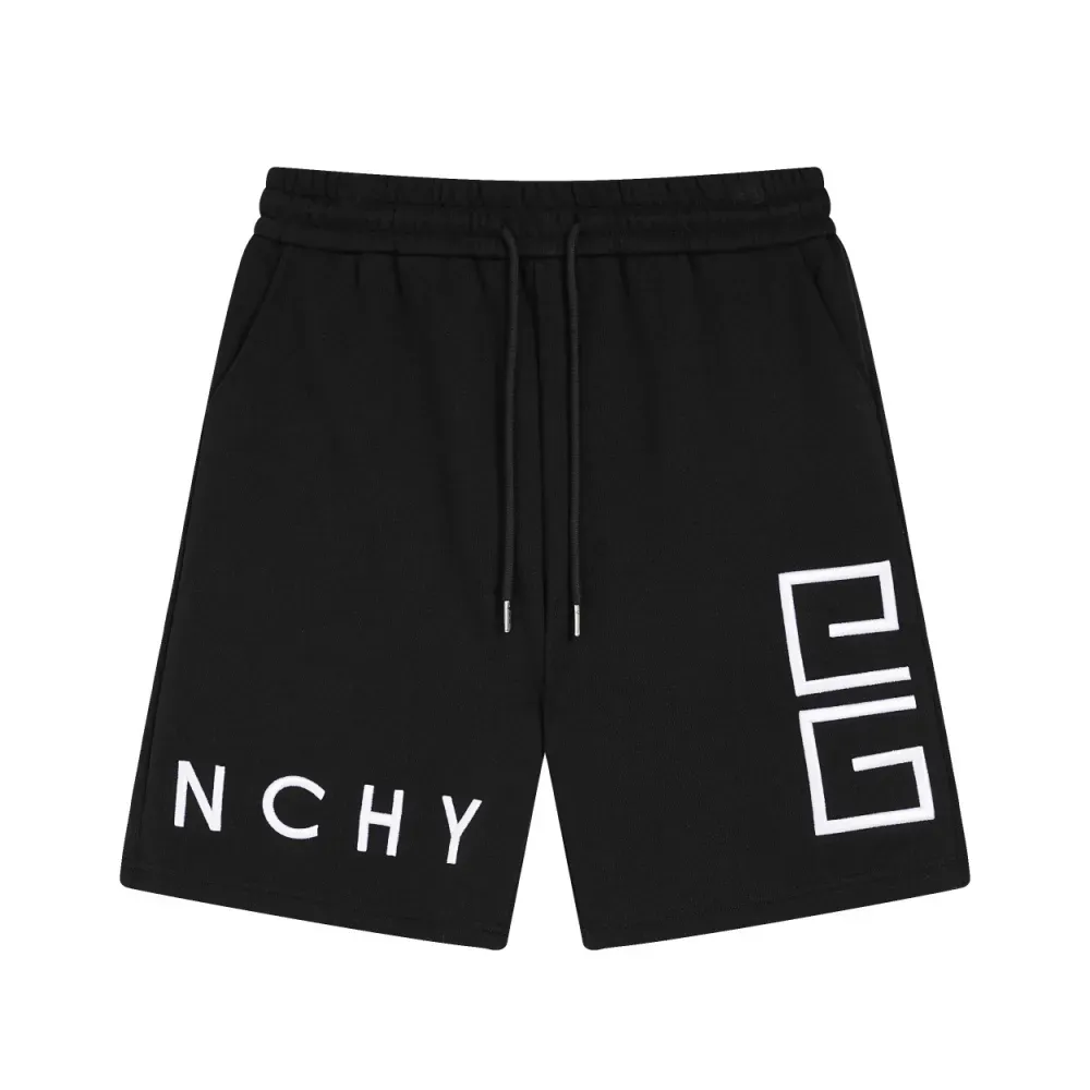 EM Sneakers Givenchy-classic letter embroidered quarter shorts pants