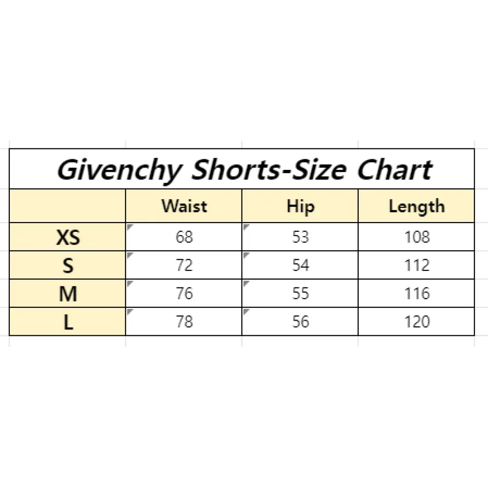EM Sneakers Givenchy-classic letter embroidered quarter shorts pants