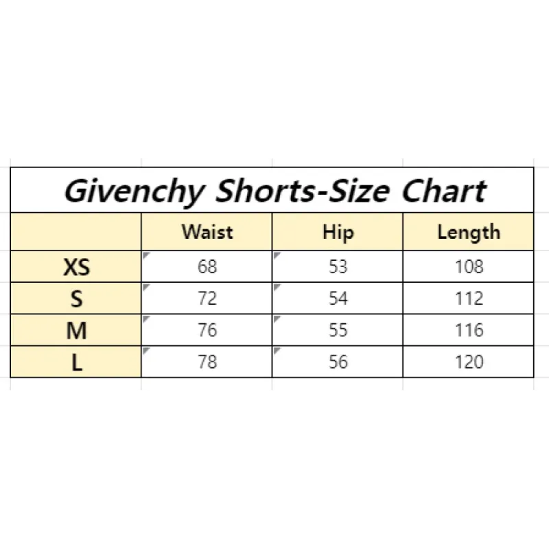 EM Sneakers Givenchy-classic letter embroidered quarter shorts pants