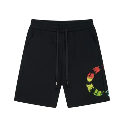 EM Sneakers Givenchy-Colorful printed logo cropped trousers shorts pants 01