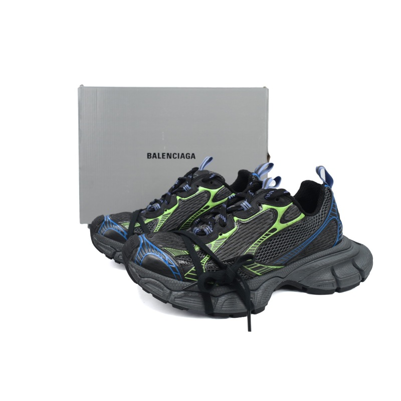 EM Sneakers Balenciaga 3XL Black Blue Green