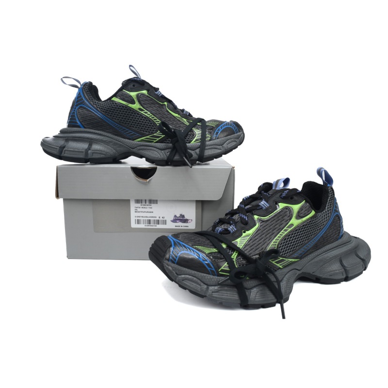 EM Sneakers Balenciaga 3XL Black Blue Green