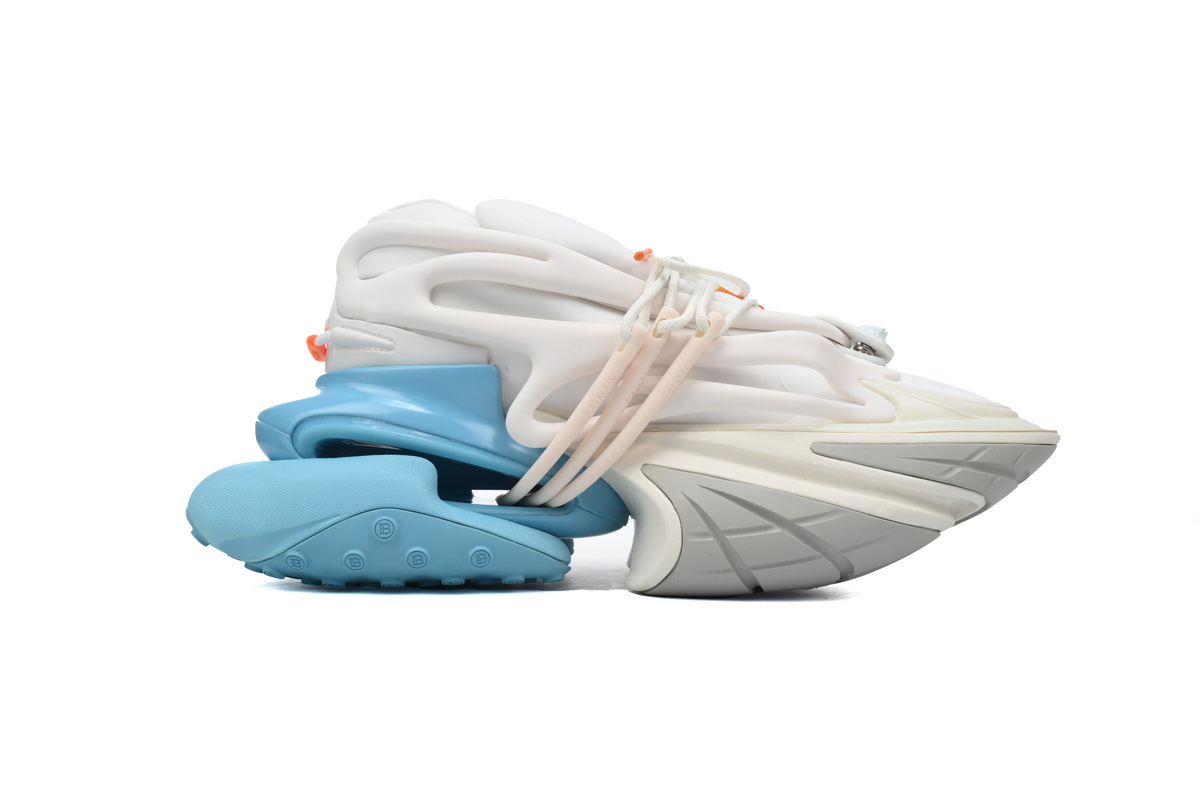 EM Sneakers Balmain Unicorn Low-Top White Blue