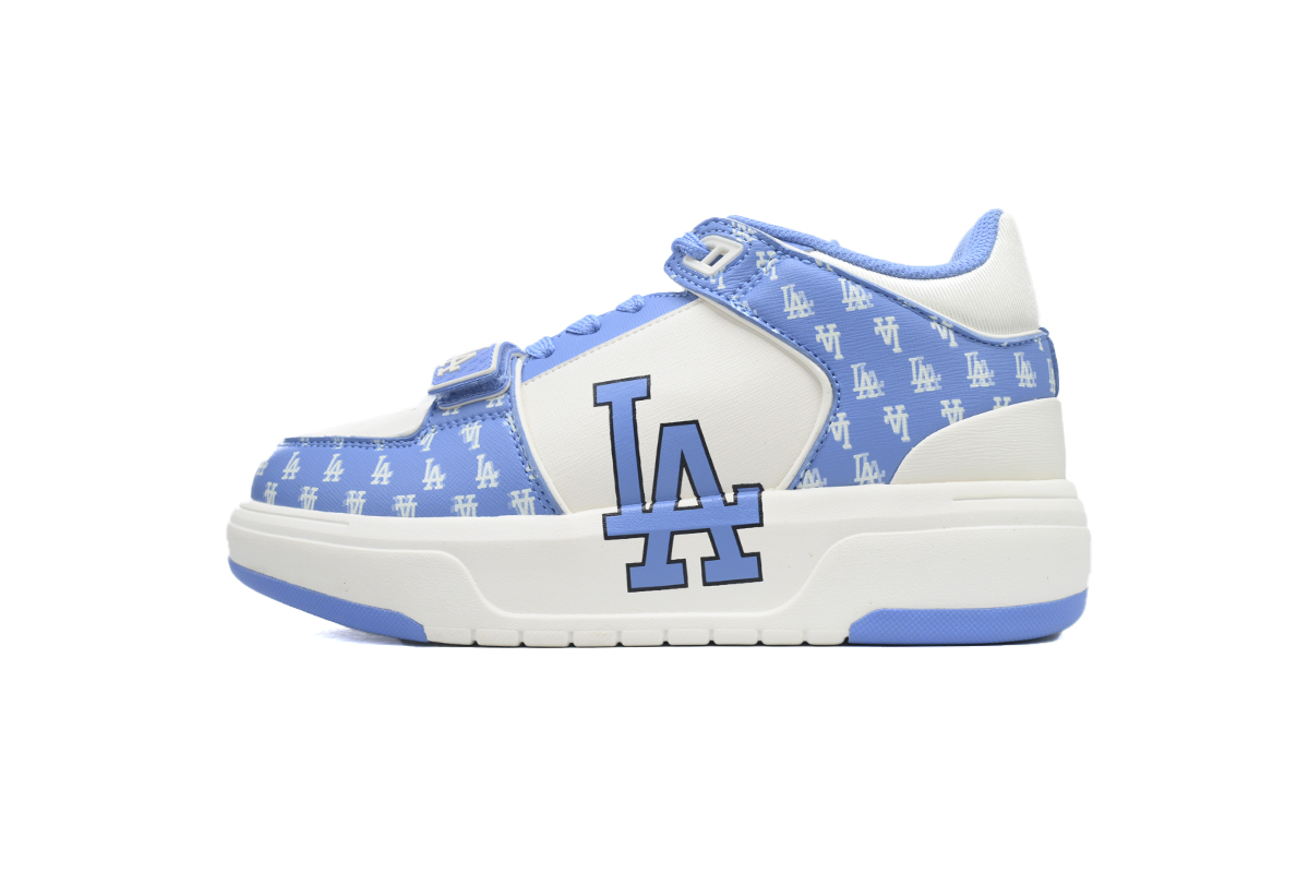EM Sneakers MLB Big Ball Chunky Chunky DiaMonogram White Blue 