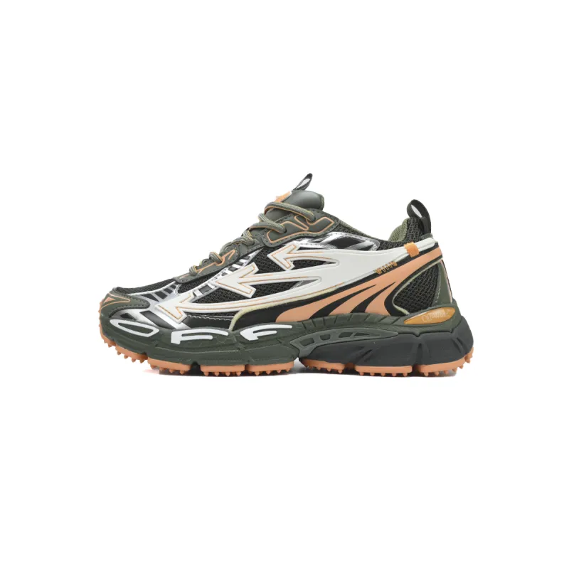 EM Sneakers Off-White Runner Military Green