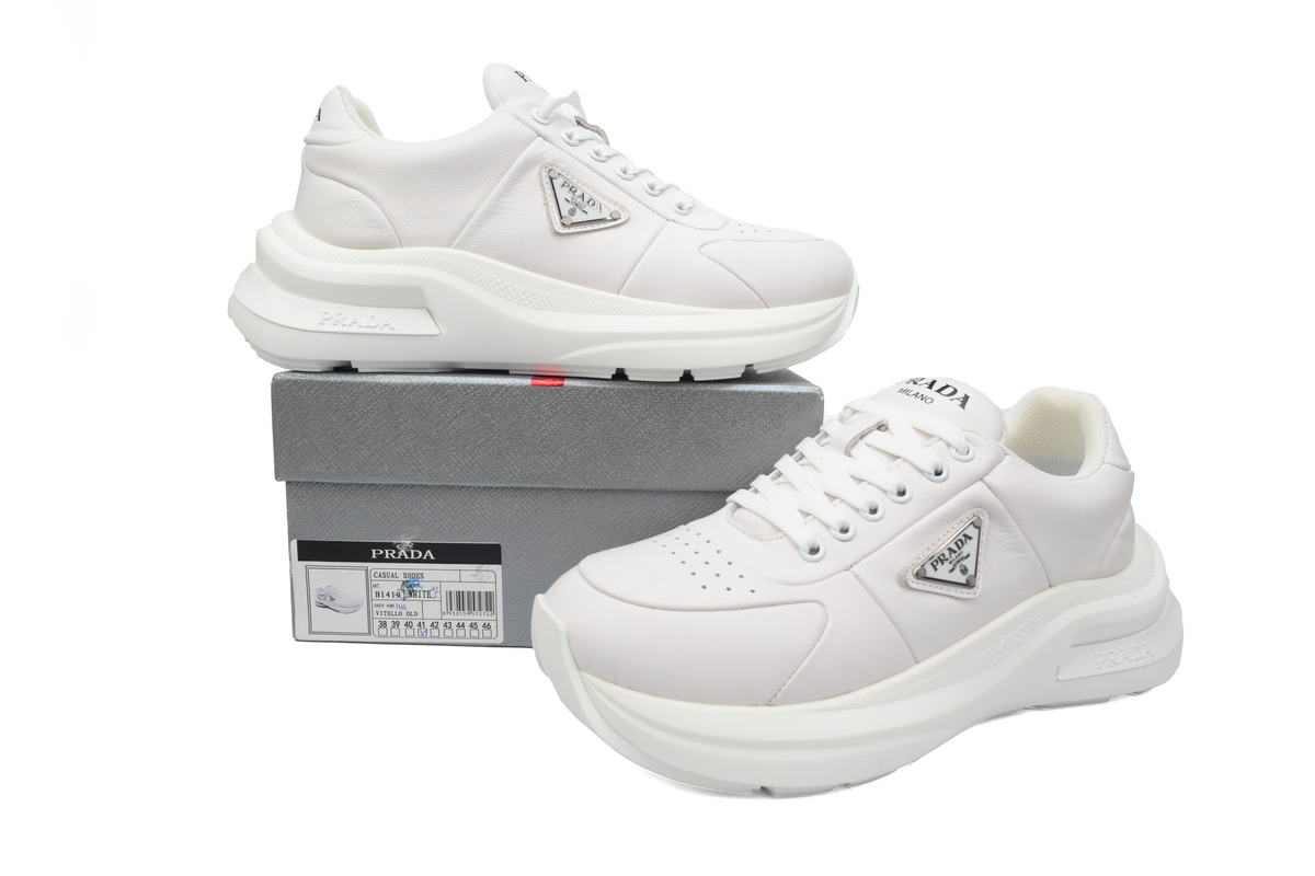 EM Sneakers Prada Prax Re-Nylon Sneaker White