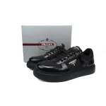 EM Snekera Prada platform casual shoes black