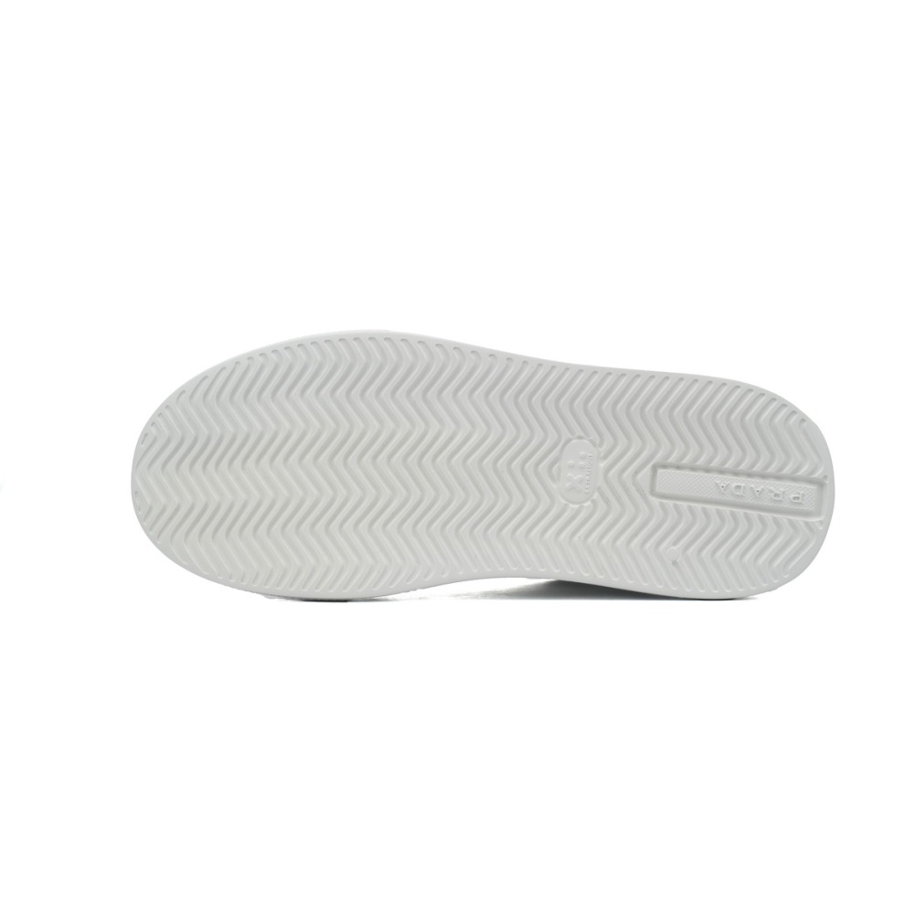 EM Snekera Prada Platform Casual Shoes White