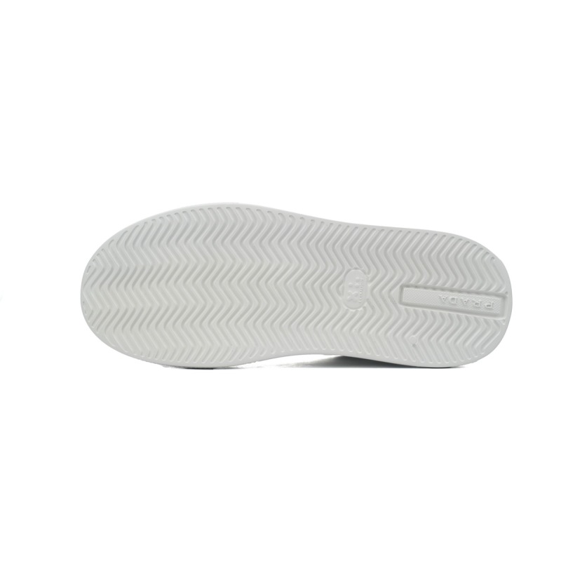 EM Snekera Prada Platform Casual Shoes White