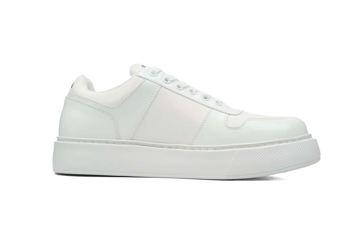 EM Snekera Prada Platform Casual Shoes White