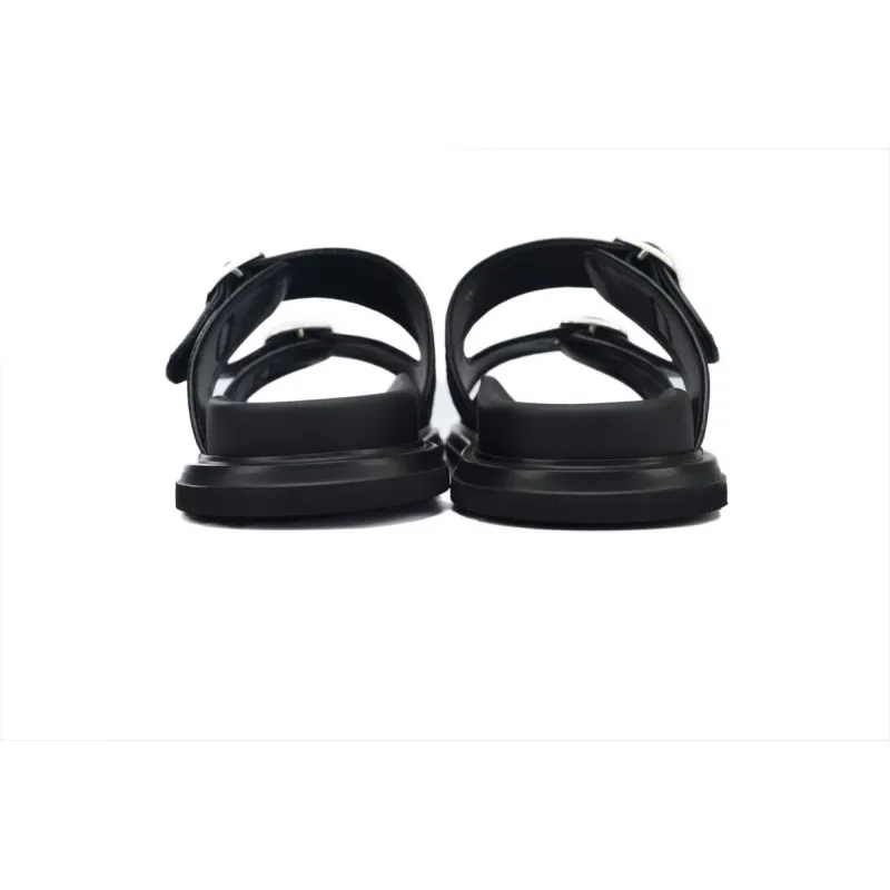 EM Sneakers Dior Aqua Sandals Black Oblique Canvas