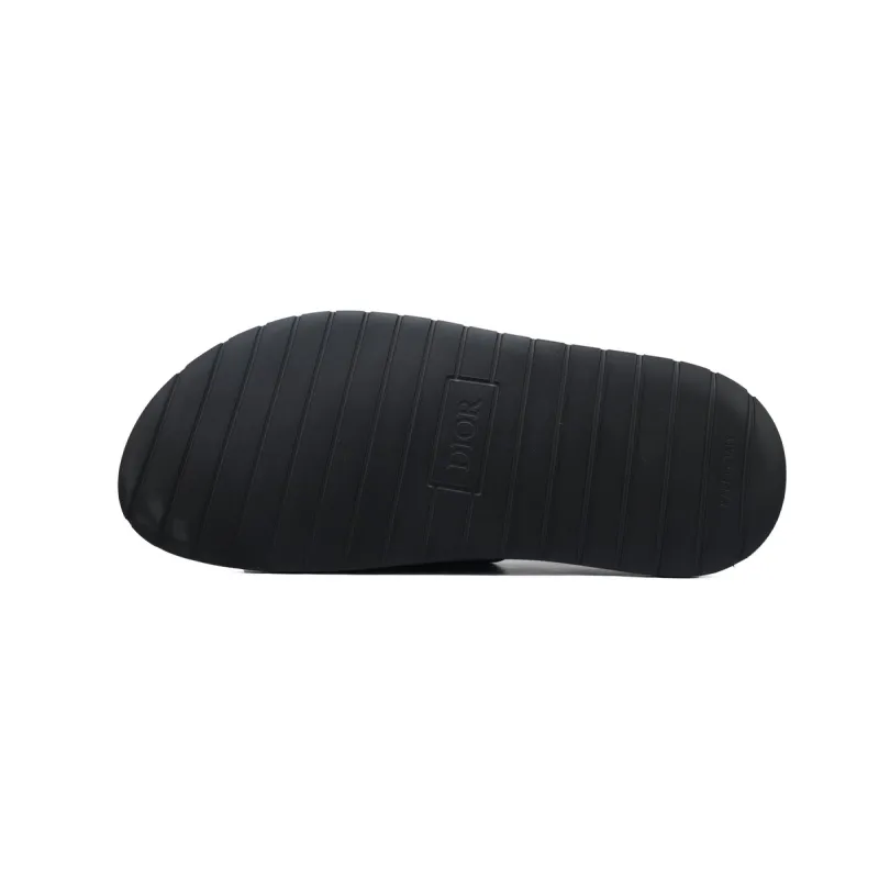 EM Sneakers Dior Aqua Sandals Black Oblique Canvas