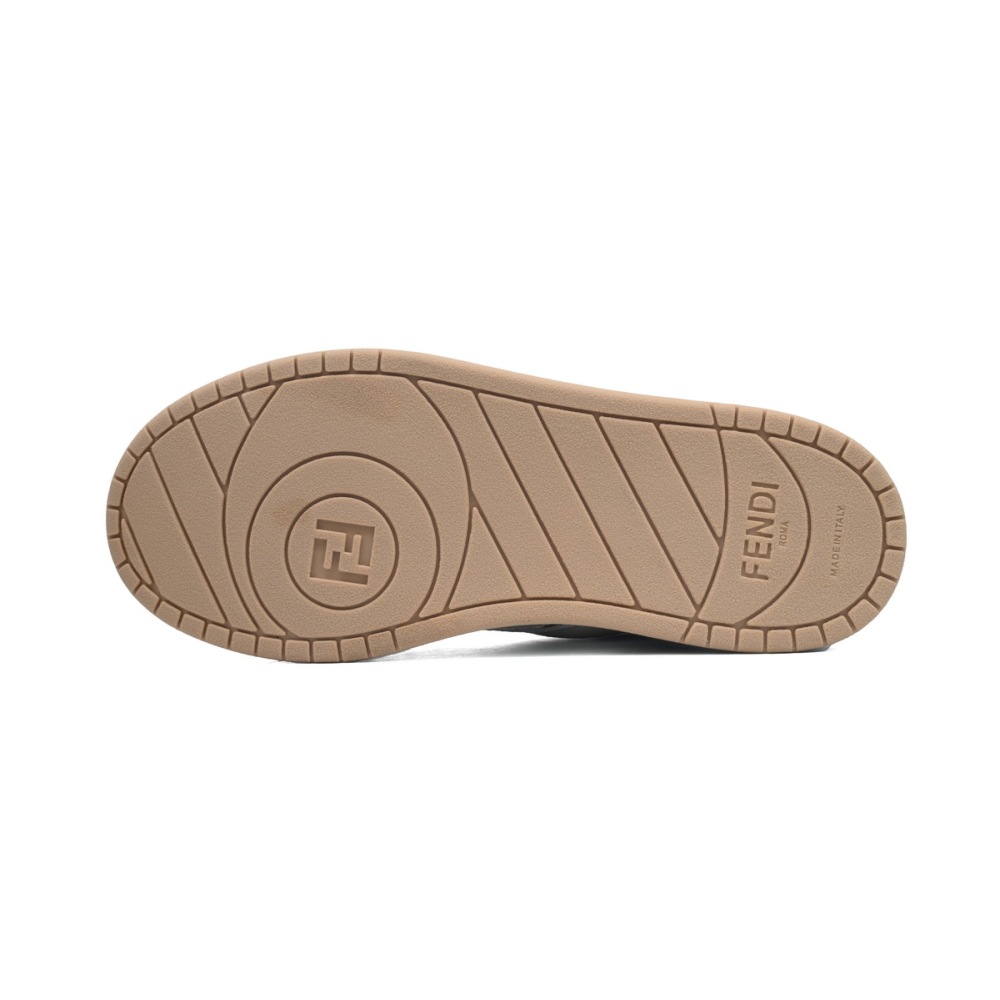 EM Sneakers Fendi Match Black White Brown 