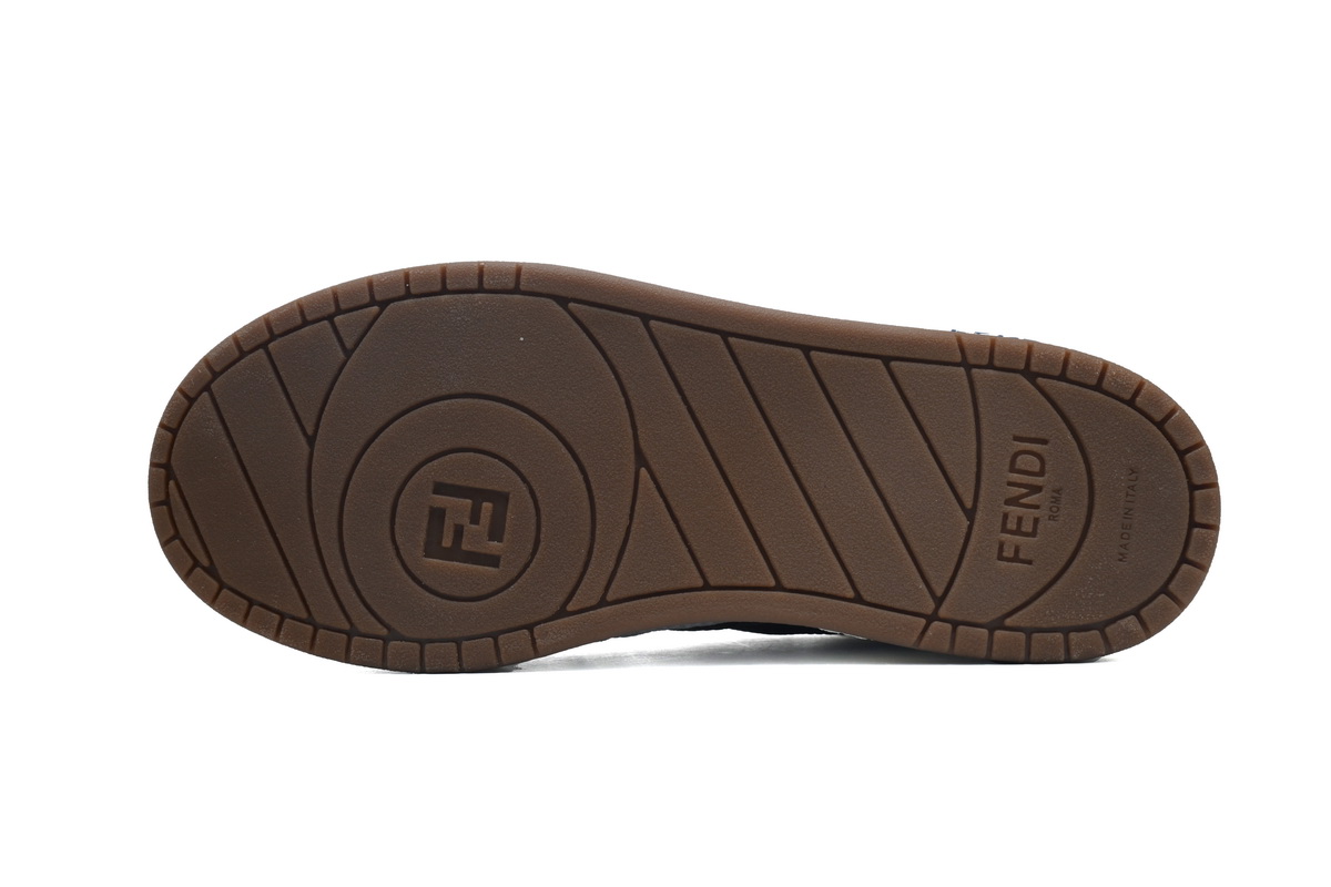 EM Sneakers Fendi Match Light Blue White